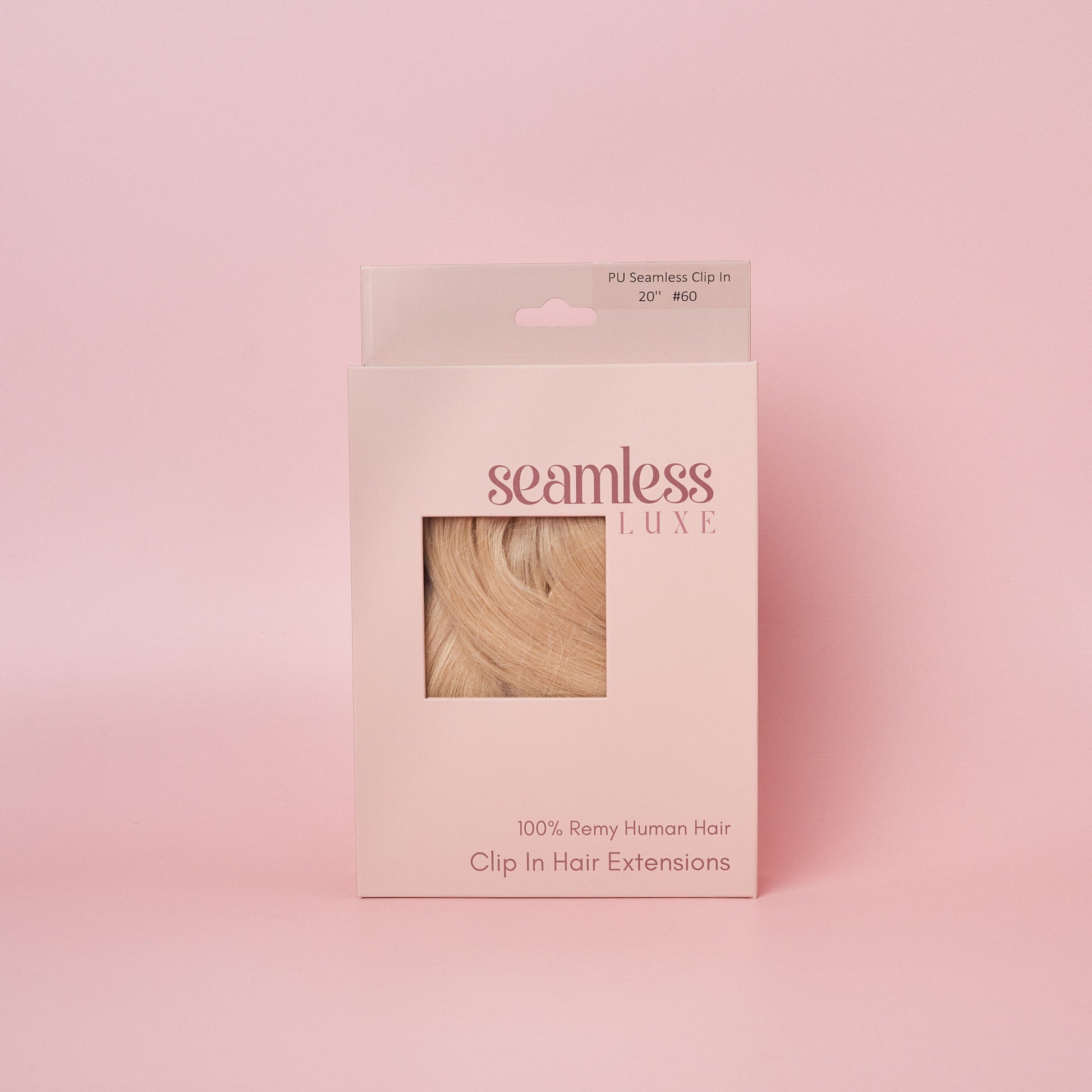 clip in human hair extensions seamless luxe 60 box